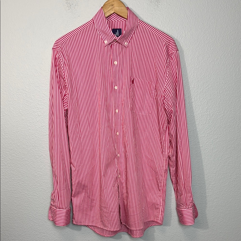 johnnie-O Men's‎ Pink Striped Button Down Shirt